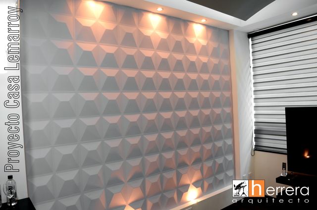 Muro 3D Wall en Biblioteca.