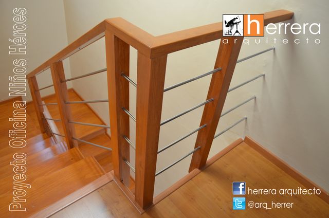 Renovación de escaleras hacia planta alta.